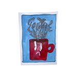 This cup of coffee is talking to you