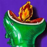 Ian Bertolucci - Dragon - oil on canvas 140x160 cm 2023 detail 1