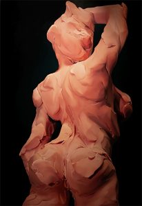 Bodies2#,2024, 224x158cm, óleo sobre lino