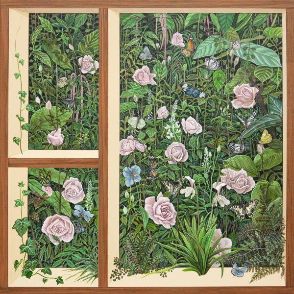 Butterfly collection, 60 × 60 cm, Acrylic on canvas, 2024.