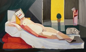 Cesc Abad. Venus of Urbino (after Titian). Oil on canvas. 156 x 256